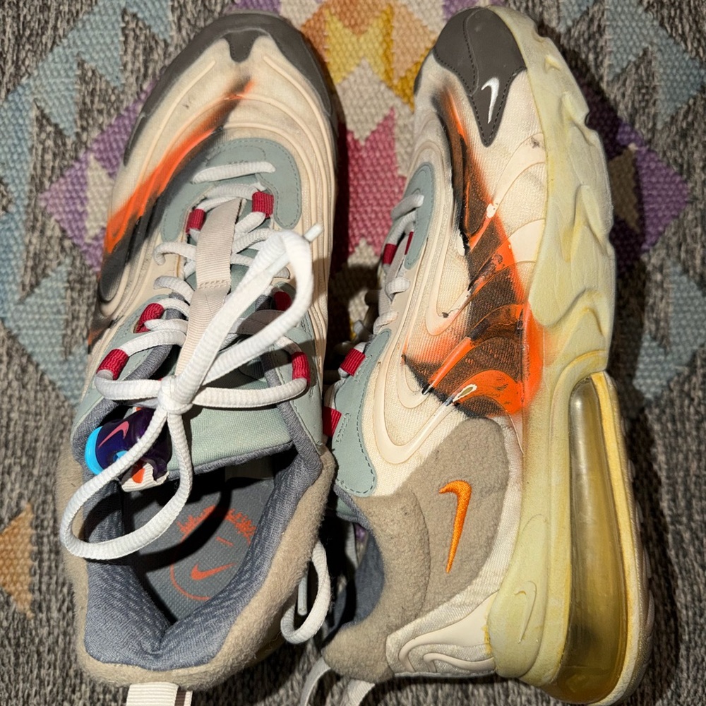 Nike Air Max 270 React Cactus Jack customs